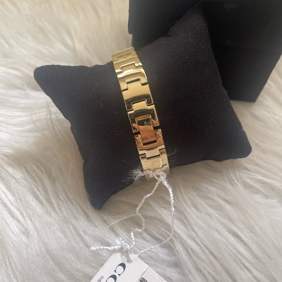 Coach Delancey Gold Tone Stainless St. Swarovski Crystal Women's Watch - Picture 3 of 5